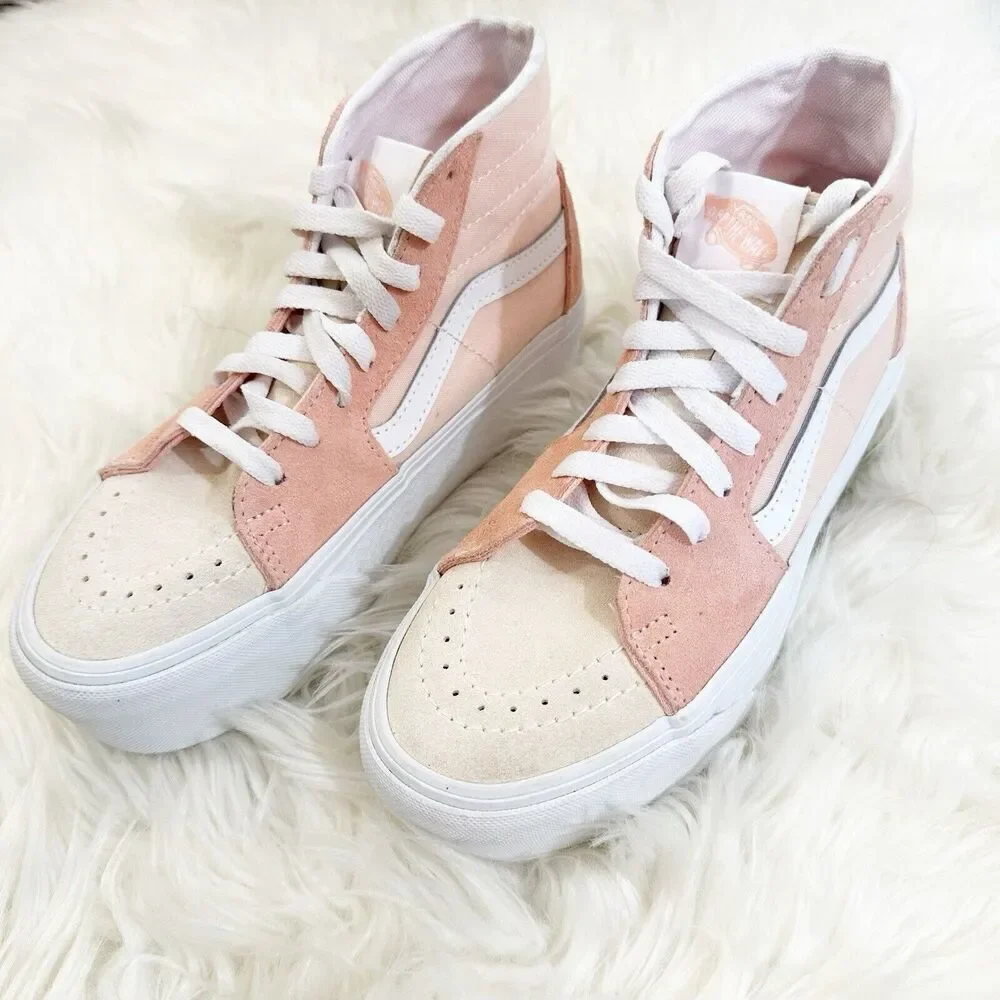 Vans Womens Sk8-hi Colorblock Tapered Sneakers Womens Size 5.5 Platform‎ Pastel